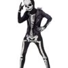 Kids Punk Skeleton Skin Suit Costume