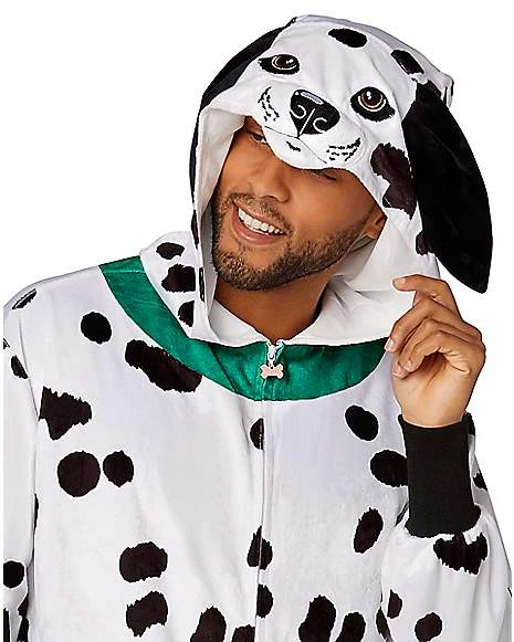 Adult Dalmatian Union Suit 2 Adult Dalmatian Union Suit - Image 2