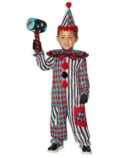 Kids Trickster Clown Costume