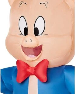 Adult Porky Pig Inflatable Costume - Looney Tunes -Christmas Central 01547900 c