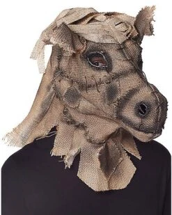 Scarecrow Horse Full Mask -Christmas Central 01548304 c