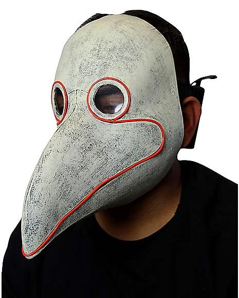 Light-Up LED Plague Doctor Half Mask 3 Light-Up LED Plague Doctor Half Mask - Image 3