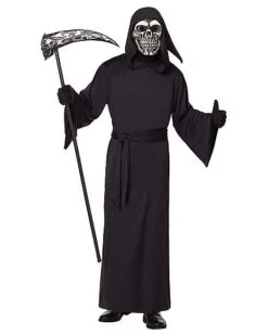 Adult Reaper Skeleton Robe Costume