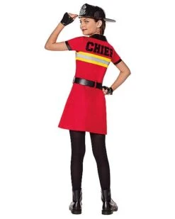 Kids Firefighter Dress Costume -Christmas Central 01569904 b