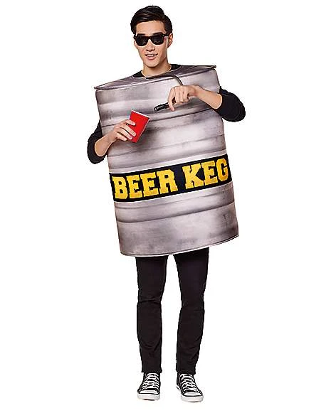 Adult Beer Keg Costume 1 Adult Beer Keg Costume