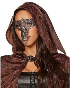 Adult Hooded Plague Doctor Costume -Christmas Central 01577030 c