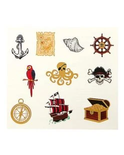 Pirate Temporary Tattoos -Christmas Central 01580620 c