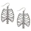 Skeleton Rib Cage Earrings