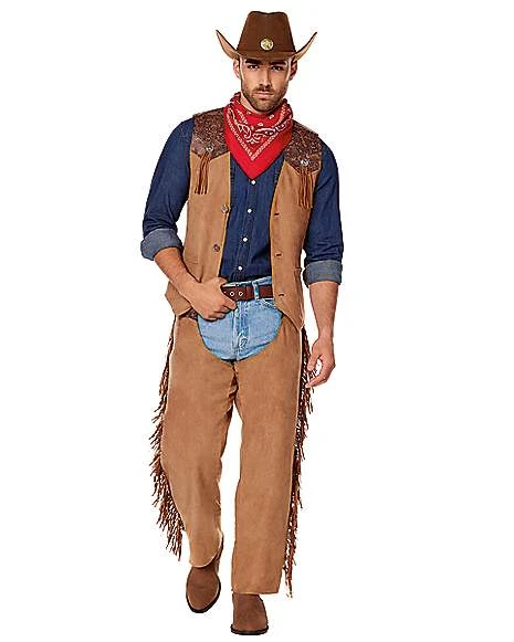 Adult Western Cowboy Chaps 1 Adult Western Cowboy Chaps