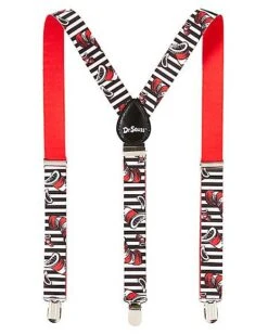 Cat In The Hat Suspenders - Dr. Seuss -Christmas Central 01595164 c