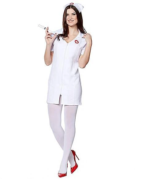 Adult Hot Flash Nurse Costume 1 Adult Hot Flash Nurse Costume