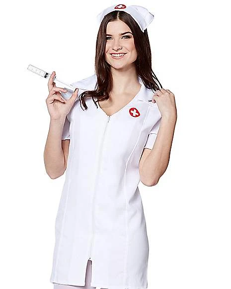 Adult Hot Flash Nurse Costume 3 Adult Hot Flash Nurse Costume - Image 3