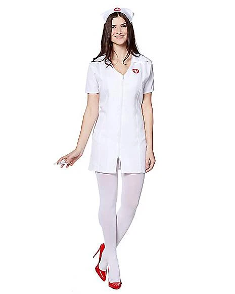 Adult Hot Flash Nurse Costume 4 Adult Hot Flash Nurse Costume - Image 4