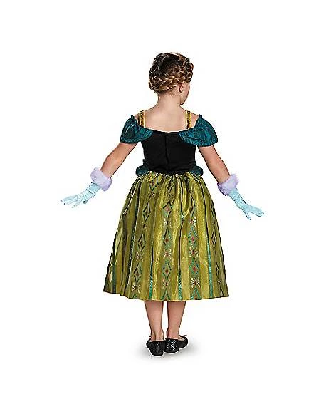 Kids Caped Anna Coronation Gown Costume - Frozen 1 Kids Caped Anna Coronation Gown Costume - Frozen