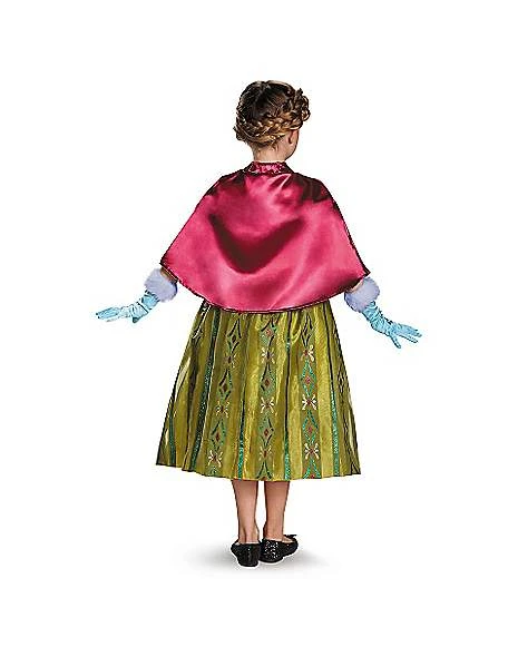 Kids Caped Anna Coronation Gown Costume - Frozen 2 Kids Caped Anna Coronation Gown Costume - Frozen - Image 2