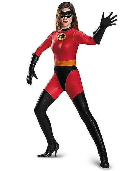 Adult Mrs. Incredible Bodysuit Costume - The Incredibles 1 Adult Mrs. Incredible Bodysuit Costume - The Incredibles