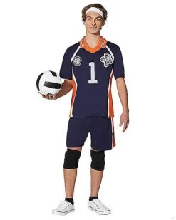 Adult Navy Volleyball Uniform Costume -Christmas Central 07423742 c