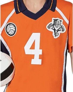 Adult Orange Volleyball Uniform Costume -Christmas Central 07423783 d