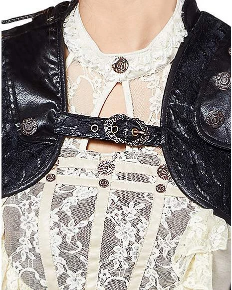 Black Steampunk Vest 3 Black Steampunk Vest - Image 3