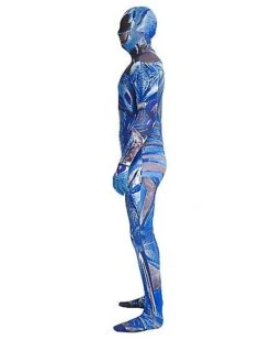Adult Blue Ranger Skin Suit Costume - Power Rangers -Christmas Central 07471584 c