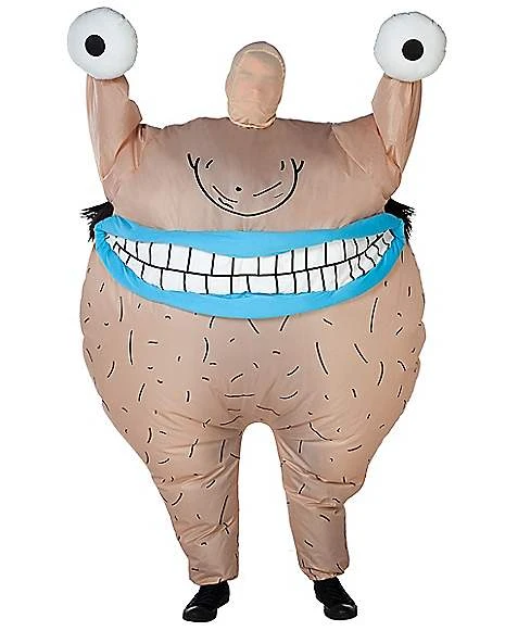 Adult Krumm Inflatable Costume - Aaahh!!! Real Monsters 1 Adult Krumm Inflatable Costume - Aaahh!!! Real Monsters
