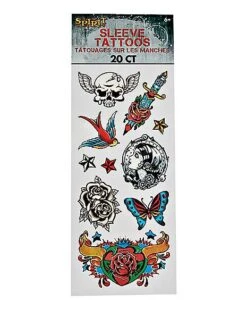 Punk Tattoos - 20 Pack