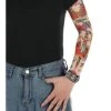 Punk Flower Sleeve Tattoo