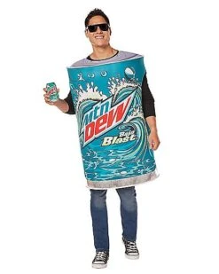 Adult 3D Mountain Dew Baja Blast Costume