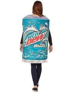 Adult 3D Mountain Dew Baja Blast Costume -Christmas Central 07656556 d