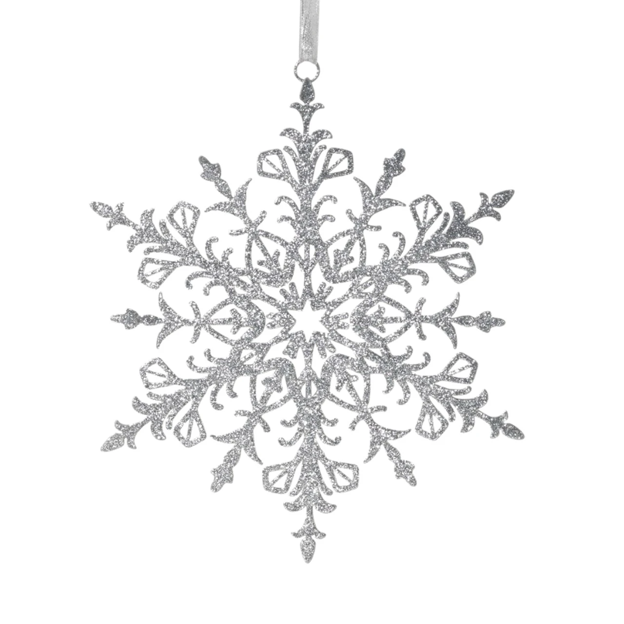 Silver Snowflake Ornament 1 Silver Snowflake Ornament