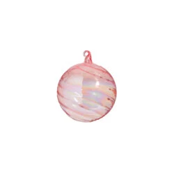 Raz 5" Pink Blown Glass Christmas Ornament 4324512 -Christmas Central 4324512a 45800.1684780567
