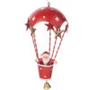 Ballooning Santa Ornament