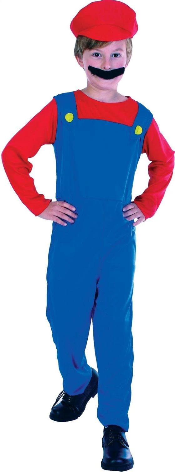 Super Plumber Child Costume 2 Super Plumber Child Costume - Image 2