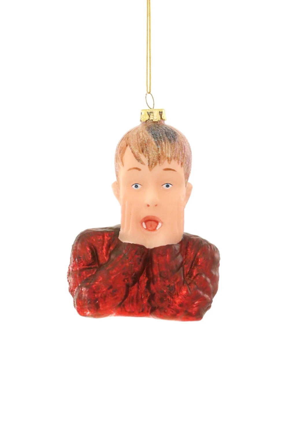 Cody Foster 5.25" Kevin McCallister Home Alone Glass Christmas Ornament GO-8898 2 Cody Foster 5.25" Kevin McCallister Home Alone Glass Christmas Ornament GO-8898 - Image 2