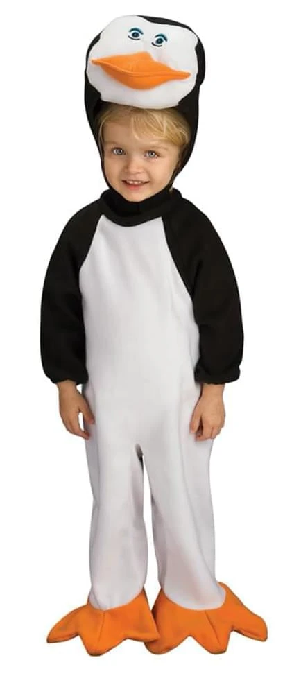 Penguins Of Madagascar Romper Skipper Baby Costume 1 Penguins Of Madagascar Romper Skipper Baby Costume