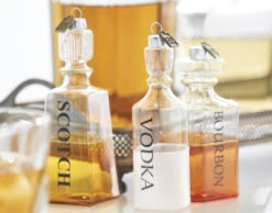 RazEric Cortina 4.75" Mid-Century Modern Decanter Glass Christmas Ornament 3953030