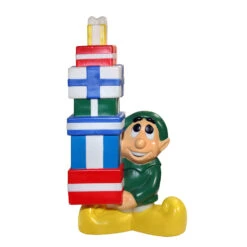 60" Santa And Elf 10 Piece Lighted Christmas Blow Mold Set -Christmas Central apidtwjxu 97660.1646091900