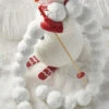 Raz 4' Snowball Christmas Garland G4106745