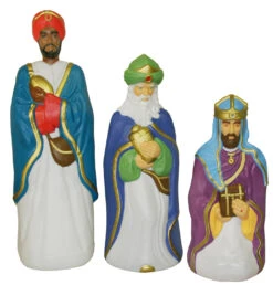 Blow Mold Life Size Christmas Nativity 10pc Set -Christmas Central apigulx3d 16333.1646091865