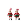 10.75" Metallic Red And White Elf Christmas Ornament 2617580