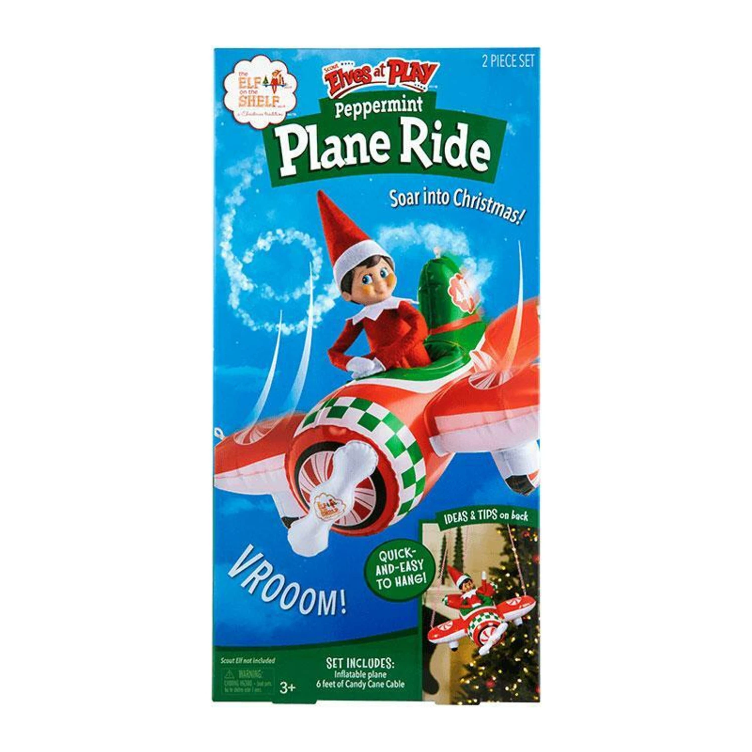 Elf On The Shelf Scout Elves At Play Peppermint Plane Ride Accessory 3 Elf On The Shelf Scout Elves At Play Peppermint Plane Ride Accessory - Image 3