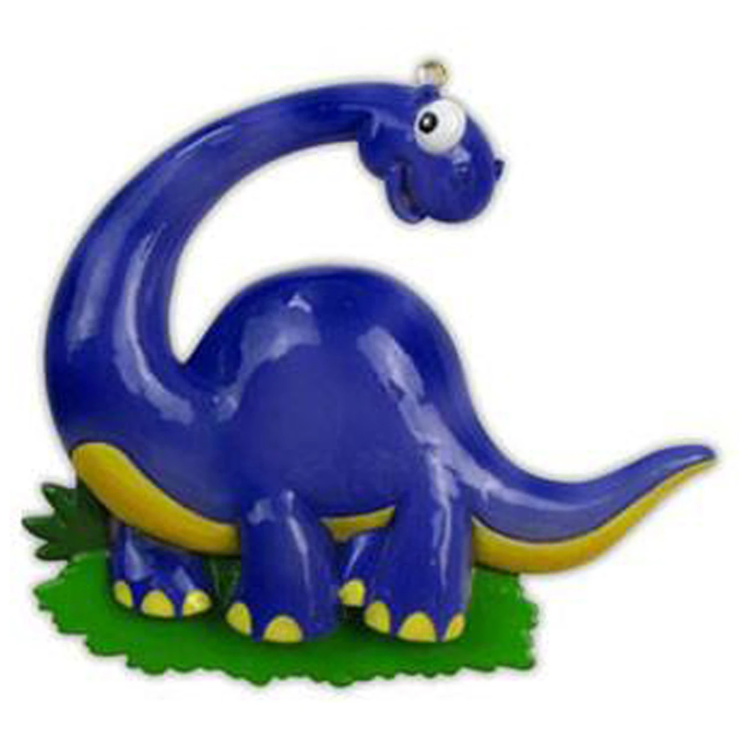 Blue Long Neck Dinosaur Personalized Christmas Ornament OR816-B 3 Blue Long Neck Dinosaur Personalized Christmas Ornament OR816-B - Image 3