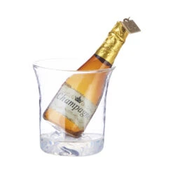 Raz Eric Cortina 4.25" Ice Bucket With Champagne Glass Christmas Ornament 4053111 -Christmas Central apiyuf9oh 64852.1646091868