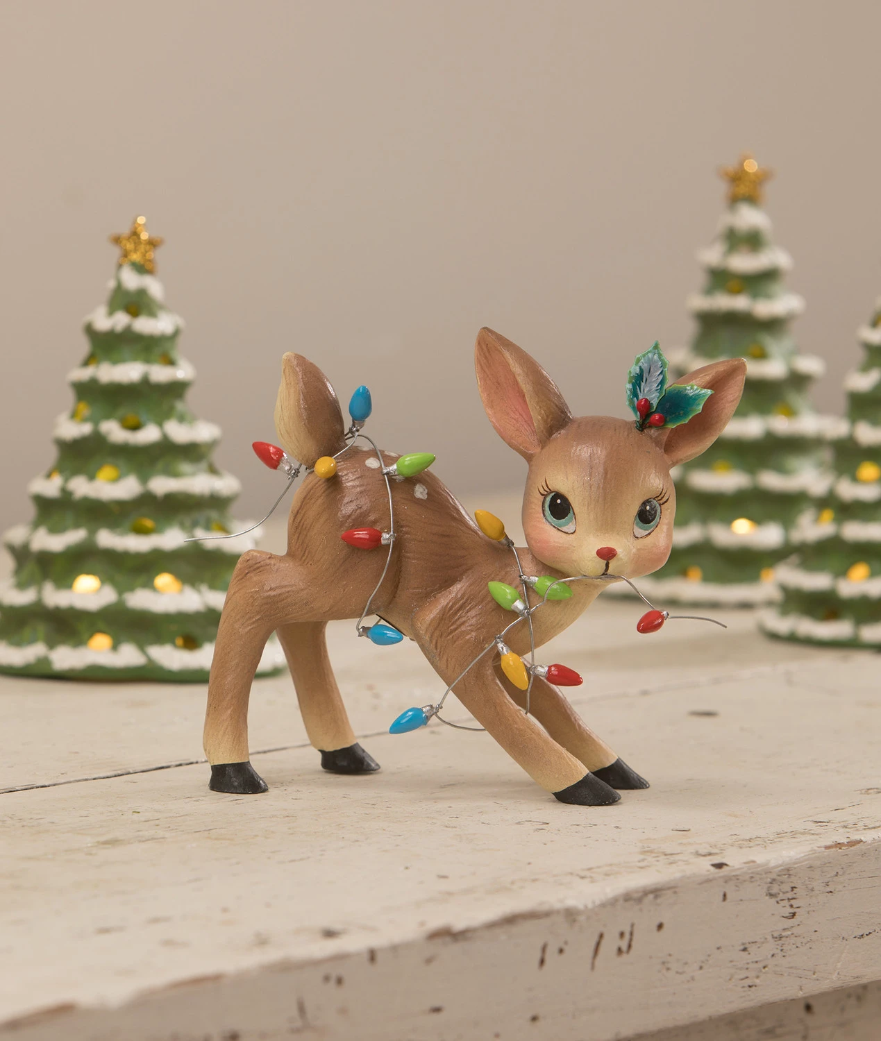 Bethany Lowe Decking The Halls Reindeer Christmas Decoration TJ1312 1 Bethany Lowe Decking The Halls Reindeer Christmas Decoration TJ1312