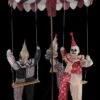 "Clown Go-Round" Electric Animated Halloween Prop