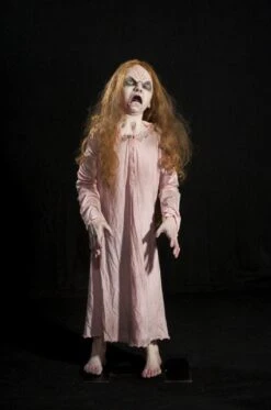 "Creepy Cathy" Electric Animated Zombie Halloween Prop