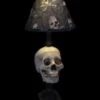 "Desk Lamp With Life-size Skull And Bone Shade" Haunted House Lighting