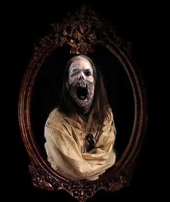 "Haunted Mirror - Zombie Asylum" Professional Animated Halloween Decoration 1 "Haunted Mirror - Zombie Asylum" Professional Animated Halloween Decoration