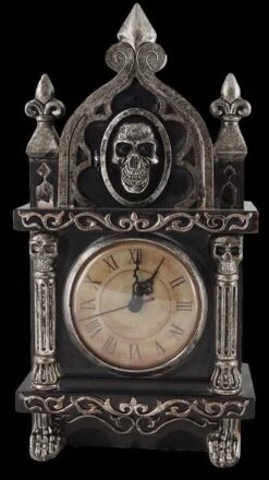 Haunted Raven Clock Animated Prop