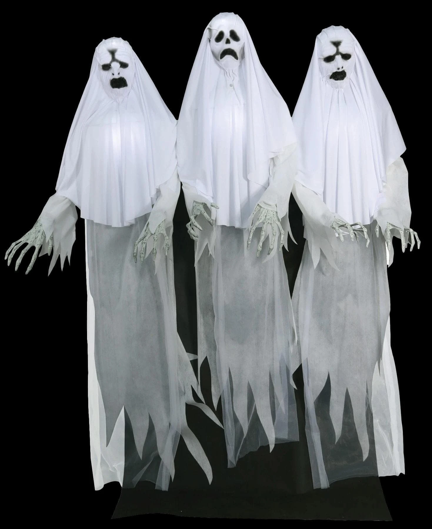 "Haunting Ghost Trio" Animated Halloween Props 1 "Haunting Ghost Trio" Animated Halloween Props